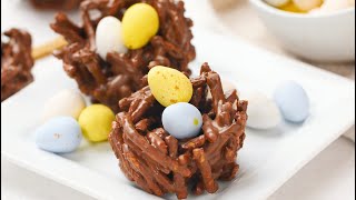 Birds Nest Cookies  the easiest Easter dessert [upl. by Virge]