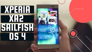 Sailfish OS 40 on Xperia XA2  Linux Android and more [upl. by Neemsaj]