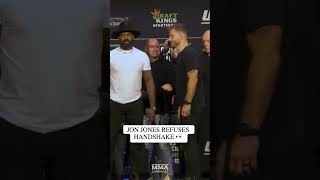 Jon Jones denies Stipe Miocics handshake at the UFC309 press conference [upl. by Bright]