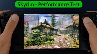 The Elder Scrolls V Skyrim  Steam Deck OLED Performance Test  Low vs Medium vs High vs Ultra [upl. by Aitnohs153]