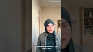 Can women recite the Quran in public Part 1 Maryam Amir [upl. by Feliza]