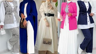 موضة خريف وشتاء 20242025 اشيك واروع تنسيقات ملابس الخريف 🌟hijabmodern Culture hijabbest 🌟hijab🌟 [upl. by Gustav996]