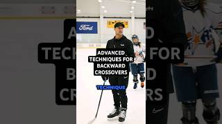 ADVANCED TECHNIQUES FOR BACKWARD CROSSOVERS hockeycoach hockeydevelopment [upl. by Setsero139]