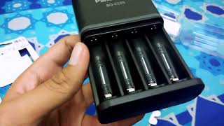 Panasonic Eneloop Pro Quick Charger  4pcs Battery AA Rechargeable [upl. by Scoville862]