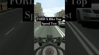 FROD X Bike Top Speed Test  FE Gaming trafficrider [upl. by Aralc979]