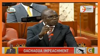 MP David Ochieng  We are impeaching an individual who refuses to follow the law [upl. by Nerrual]