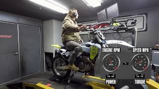 2023 Husqvarna FC 250 Dyno Test [upl. by Garner745]