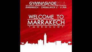 Gymnasiade 2018  Schools Summer Games Morocco Marrakech [upl. by Hausmann867]