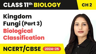 Kingdom Fungi Part 3  Biological Classification  Class 11 Biology Chapter 2  CBSE 202425 [upl. by Liddie]