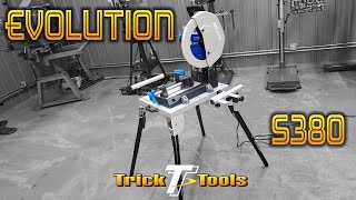 Evolution S380 Chop Saw  TrickToolscom [upl. by Erle611]