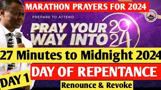 Day 1 27 MINUTES TO MIDNIGHT PRAYERS STORMING THE GATES OF 2024 PRAYER BULLETS ELISHA GOODMAN PDF [upl. by Boorer]