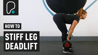 Leg exercise  How To Do A Romanian Deadlift [upl. by Htabmas2]