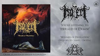 Isolert  Herald of Demise Single  Black Metal HQ [upl. by Ilahtan]