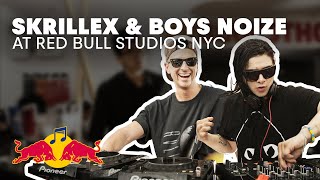 Skrillex amp Boys Noize Collaborate in the Red Bull Studios NYC [upl. by Mayfield897]