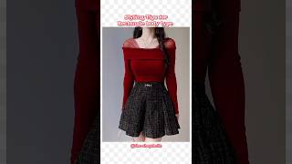 how to style a rectangle body shape ✨ shorts aesthetic aestheticoutfit beautytips [upl. by Ahsekal]