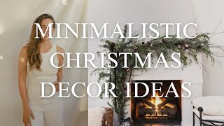 MINIMALIST Christmas Decor [upl. by Kape]