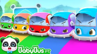 Cinco Carrinhos Vão Vão Vão 🚗  Carro Desenho  Músicas Infantis amp Canções Infantis 🐼 por BabyBus [upl. by Marchelle634]