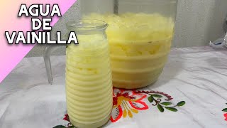 Agua de Vainilla Cremosa [upl. by Gem]