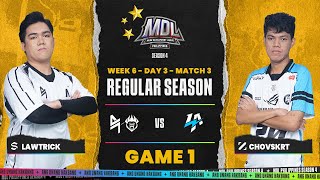 MDL PH S4  W6D3  LAZY VS BLAB  GAME 1 [upl. by Ahon298]