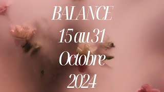 Balance ♎️ 15 au 31 Octobre 2024  Grand virage après une grande décision 🎉 [upl. by Aihsoem]