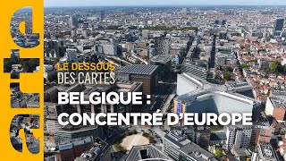 Belgique  concentré dEurope  Le Dessous des Cartes  ARTE [upl. by Haney]