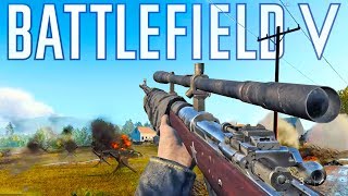 My Longest Clip 🕒 on the BEST Sniper Map in BF5 [upl. by Trojan389]