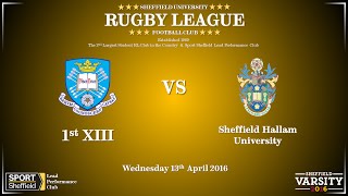 University of Sheffield 1sts vs Sheffield Hallam University  Highlights [upl. by Luaped923]