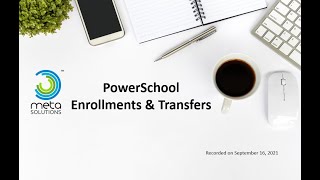 PowerSchool Enrollments and Transfers  Classic Menu [upl. by Zirkle980]