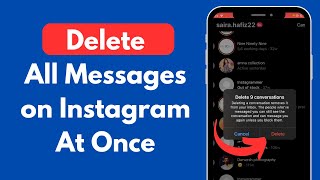 How to Delete All Messages on Instagram At Once Updated [upl. by Reiter654]