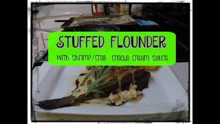 STUFFED FLOUNDERcatch and cook [upl. by Ahidam]