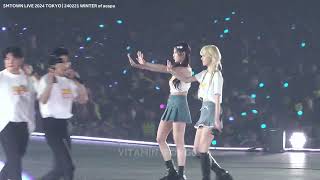 240221 SMTOWN LIVE 2024 SMCU PALACE TOKYO  Ending 빛HOPE  aespa WINTER fancam [upl. by Apthorp988]