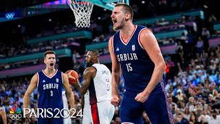 Nikola Jokic’s TOP highlights from Paris Olympics basketball competition  NBC Sports [upl. by Rawdon464]