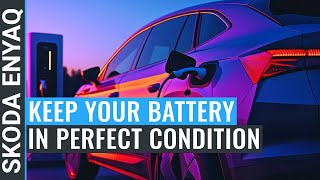 Battery in the Skoda ENYAQ charging tips and the answer to whether fast charging is harmful [upl. by Sparky]