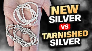 You WONT BELIEVE the Difference Between 7 Year Old Rope Chain and Brand New Rope Chain [upl. by Danzig]