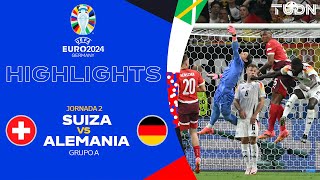 HIGHLIGHTS  Suiza vs Alemania  UEFA EURO 2024  J3  TUDN [upl. by Eltsirhc]