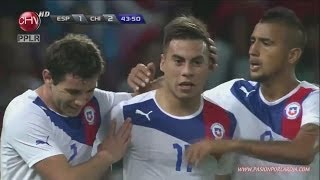 Chile 2  2 España  Goles  Amistoso 2013 [upl. by Bergren751]