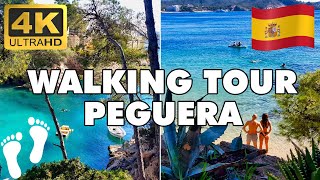 Peguera Paguera  Mallorca Majorca Island Spain【Walking Tour 4k 】 [upl. by Ardnos]