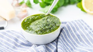 Cilantro Pesto Recipe [upl. by Adlitam]