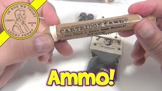 Sutler Cyrus Original Ammo Pak Cartridge Candy Musket Ball Candy amp Black Powder Candy [upl. by Bordiuk]