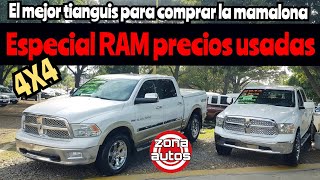 🔥 Las mejores camionetas 4x4 RAM en venta tianguis de autos usados zona autos Mexico [upl. by Seligman]