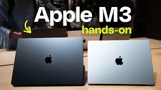 Handson with Apple’s new M3 MacBook Pro and iMac [upl. by Zurkow]