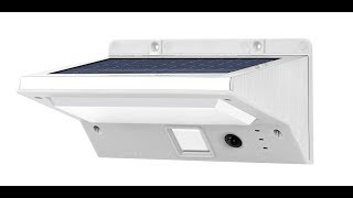 Blinngo Stainless Steel Motion Sensor 21 LED 3 Mode Solar Security Light [upl. by Nedyrb]