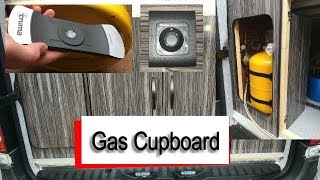 Mercedes Sprinter Camper Van  Gas Cupboard [upl. by Kegan]