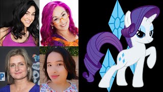 Voice comparison  Rarity MLP [upl. by Atlee]