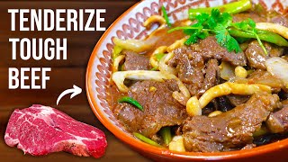 Secrets To Making TENDER Beef Stir Fry 💯 Velveting Beef [upl. by Varini]