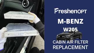 2018 Mercedes benz GLC 300 cabin air filter replacement [upl. by Eelaras]