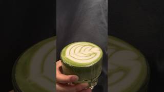 Matcha Tulip Latte Art [upl. by Ignacius718]