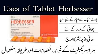 Tablet Herbesser 306090180 Mg uses in Urdu [upl. by Eelrebmik905]