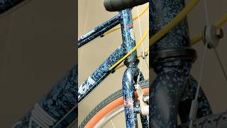 Univega Via Carisma 90‘s Custombike with nice Marble Paint Job marblepainting bike restoration [upl. by Aileduab196]