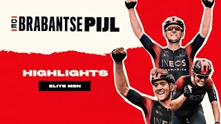 HIGHLIGHTS Elite Men  DE BRABANTSE PIJL 2022 [upl. by Frymire]